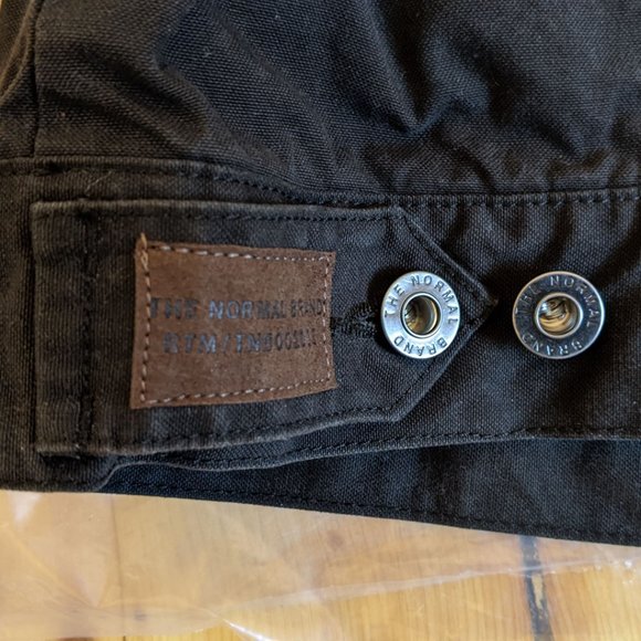 Normal Brand Waxed Canvas Jacket - Brown / S - Picture 7 of 8